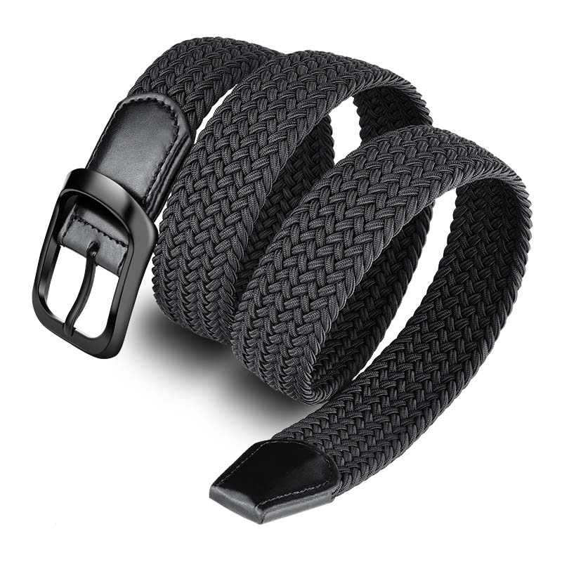 JEVI Men's Versatile Elastic Woven Stretch Belt Men's Decorative Canvas Belt You...