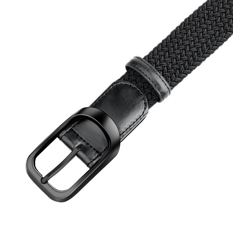 JEVI Men's Versatile Elastic Woven Stretch Belt Men's Decorative Canvas Belt You...