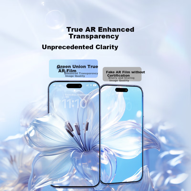UGREEN AR Anti-Reflection Film for Apple 16/15 Tempered Glass Screen Protector f...