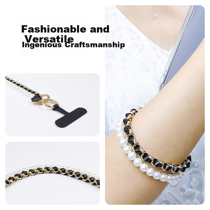 ESCASE Dual Chain Wrist Strap Anti-theft Hand Strap Anti-lost Clip Anti-drop for...