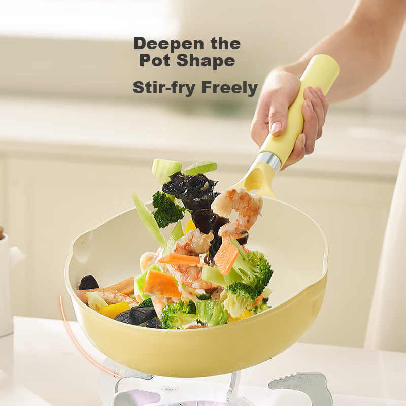 Jingzao Ceramic Non-stick Frying Pan for Eggs, Pancakes, Steaks, Breakfast, Gas...