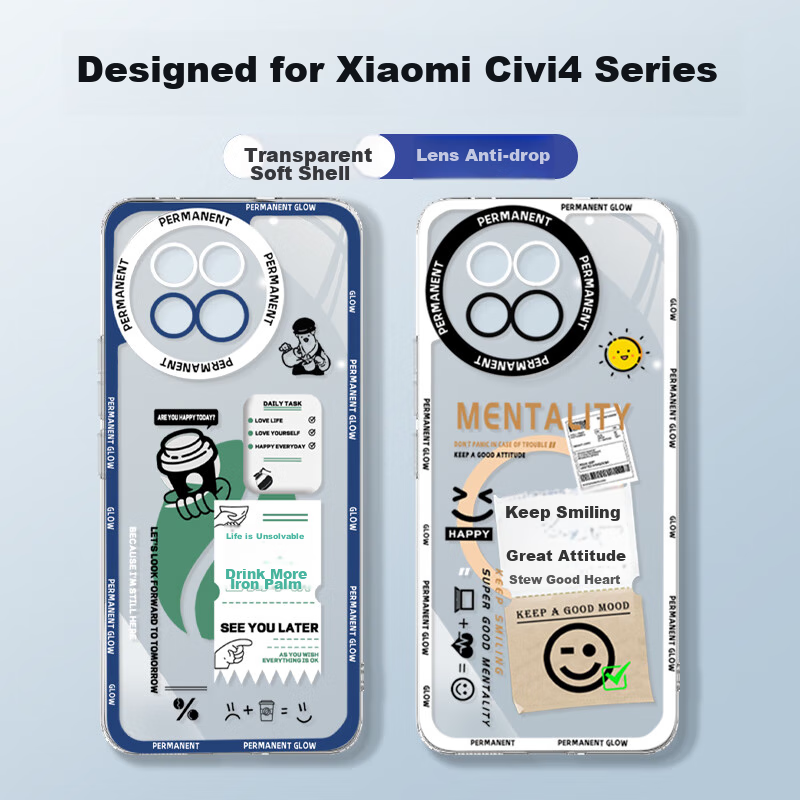 XP Suitable for Xiaomi Civi 4 Pro Phone Case, Full Lens Protection, Xiaomi Civi...