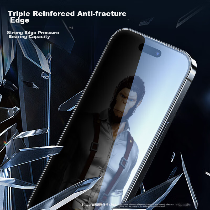 Mr. Blue Gorilla [Fully Upgraded Space Capsule] Tempered Glass Screen Protector...
