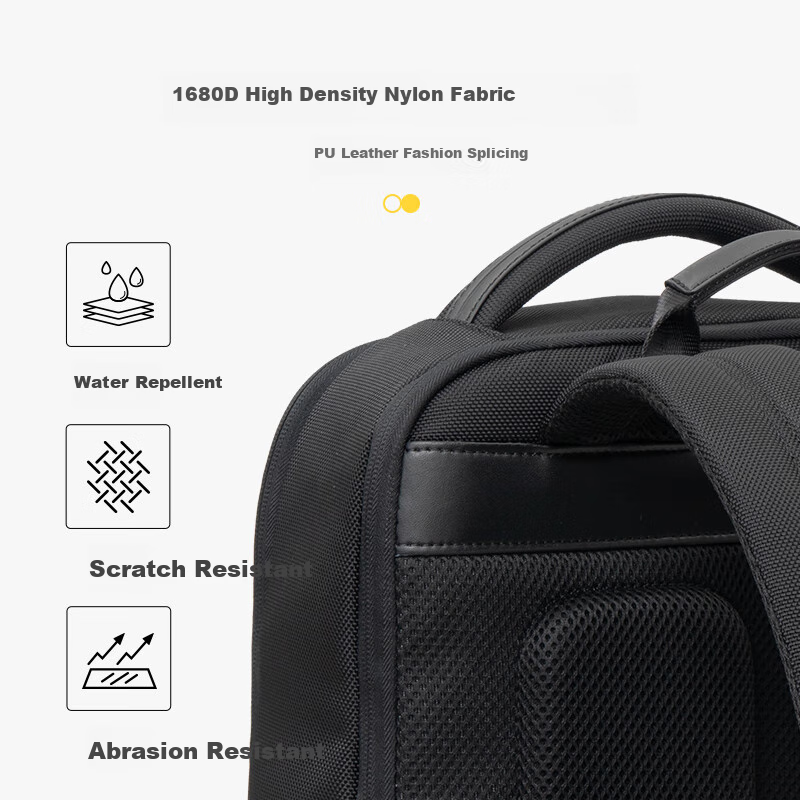LEVEL8 Men's Business Backpack Explorer 15.6 Inch Laptop Bag School Bag Commuting Travel Large Capacity Backpack