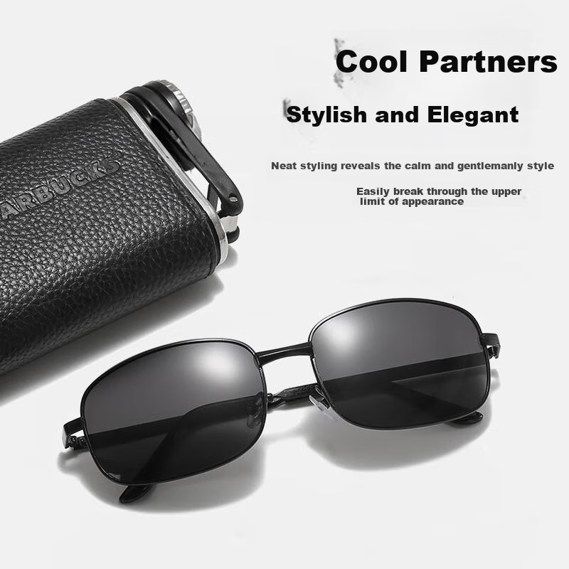 FESETE Driving Sunglasses Polarized Day and Night Dual-use Sunglasses Driving Glasses Photochromic Polarized