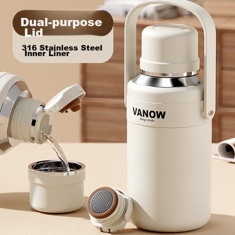 Vanow Kids Insulated Water Bottle, Large Capacity, for Girls, Babies, Students, School Use, Travel, Home And Office