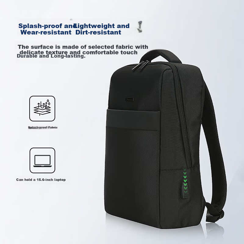 Diplomat Diplomat Laptop Bag Men and Women Backpack Business Notebook Casual Double Shoulder Bag Travel Bag DB-797L Black