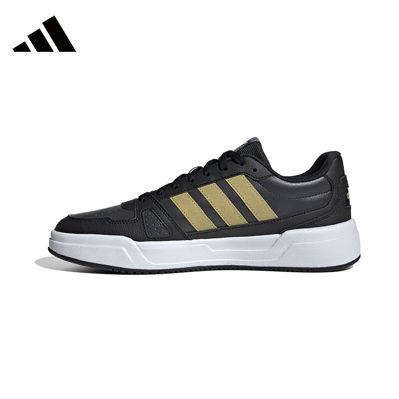 Adidas Men's Spring Anti-slip Wear-resistant Fashionable Low-top Sports Casual Shoes, Size 44.5