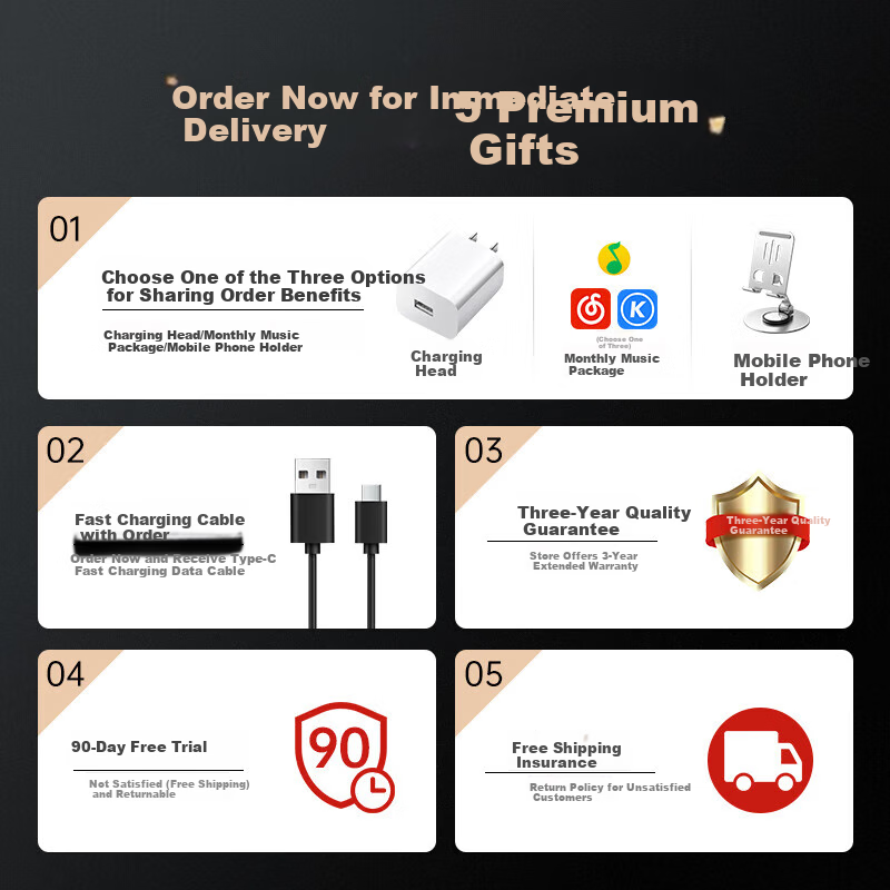 PVF 【2025 New ModelBerlin Sound】Bluetooth Earphones Hanging Ear Style Suitable for Sony Bone Conduction Concept Open Type True Wireless Sports Running Noise Reduction Ear Clip