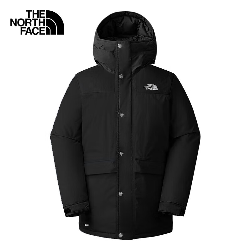 The North Face Men's 600 Fill Down Parka Jacket 89Z0 Black/JK3 L