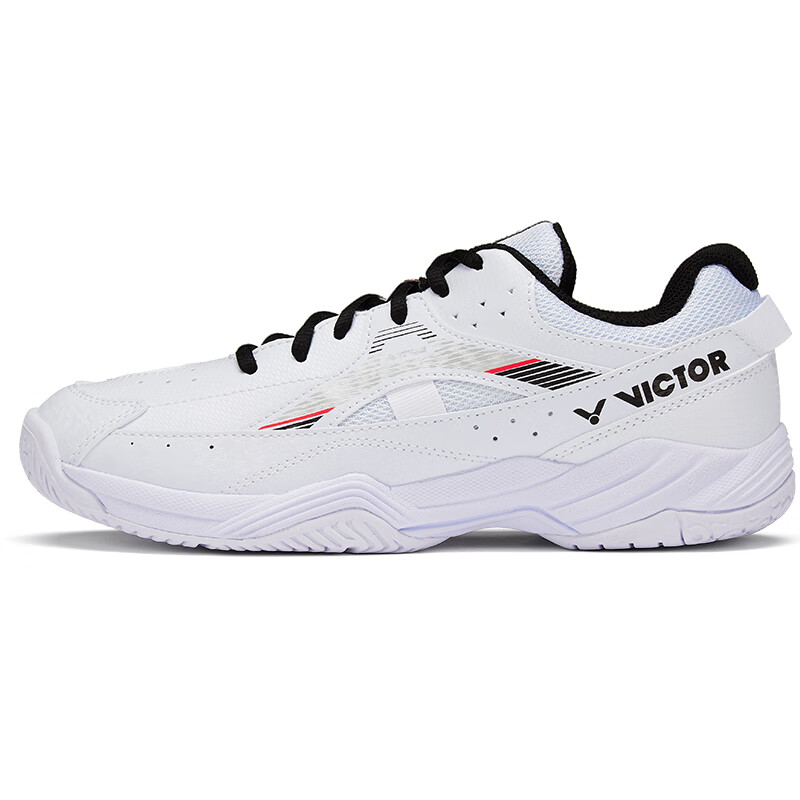 VICTOR A170II 2nd Generation Unisex Badminton Shoes Wear-resistant Breathable Sports Shoes White Black Size 40
