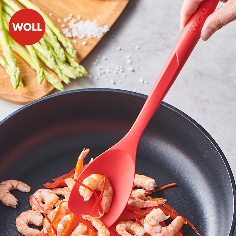 WOLL Kitchen Utensil Accessory, Practical Silicone Accessory, New Chinese-Style Spatula (Small)