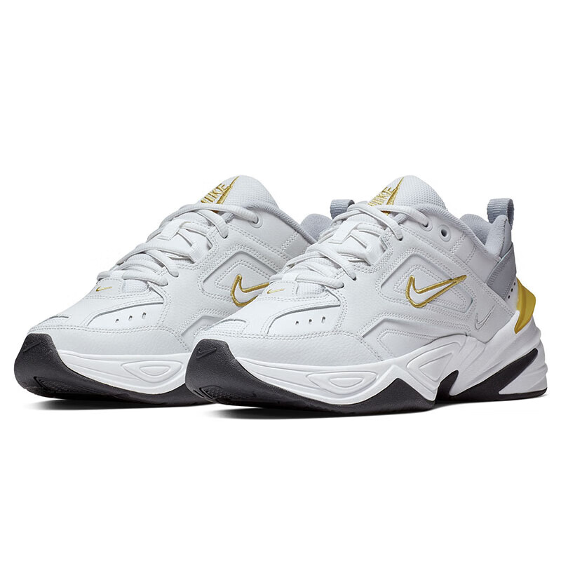 Nike Casual Shoes, Women's Retro Shock-Absorbing M2K TEKNO Sneakers, AO3108-009, Silver Gray, Size 36.5