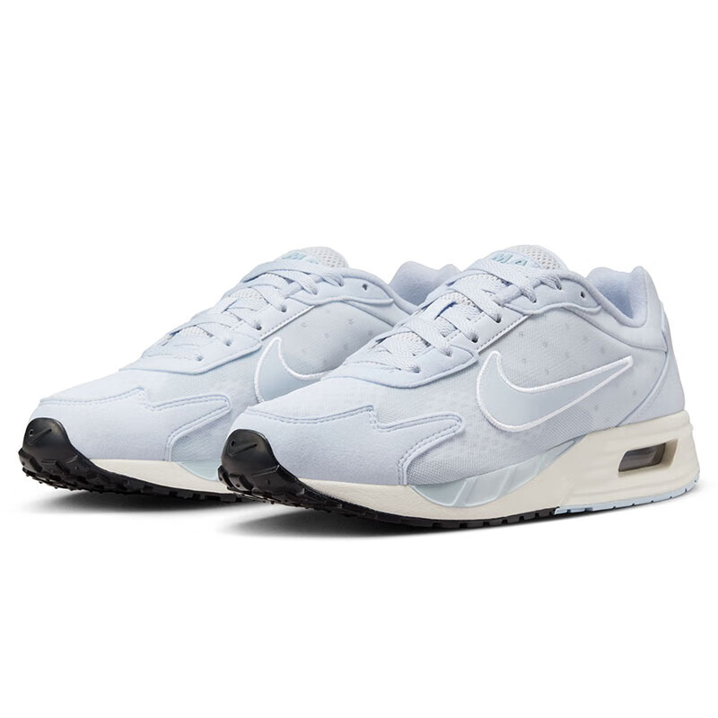 Nike Air Max Solo Women's Shock-Absorbing Casual Sneakers, FN0784-009, Gray And Blue, Size 37.5