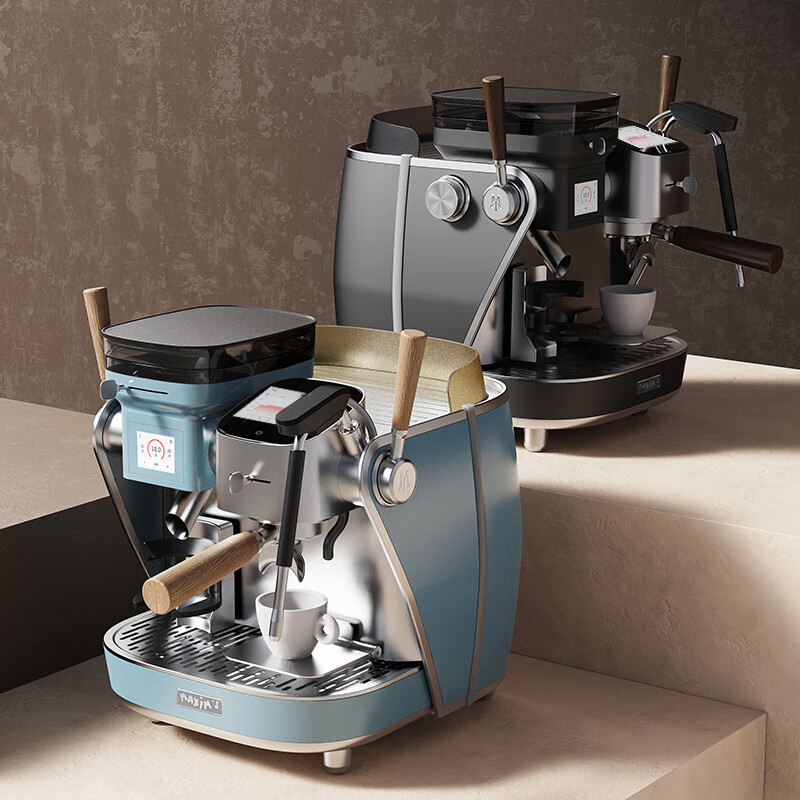 MAXIM'S DE PARIS [Government Subsidy] Maxim Superficial Bombardment Machine Gift Pack Edition, Seine X Series Semi-Automatic Intelligent Transformer WiFi Connected Home Coffee Machine, Black