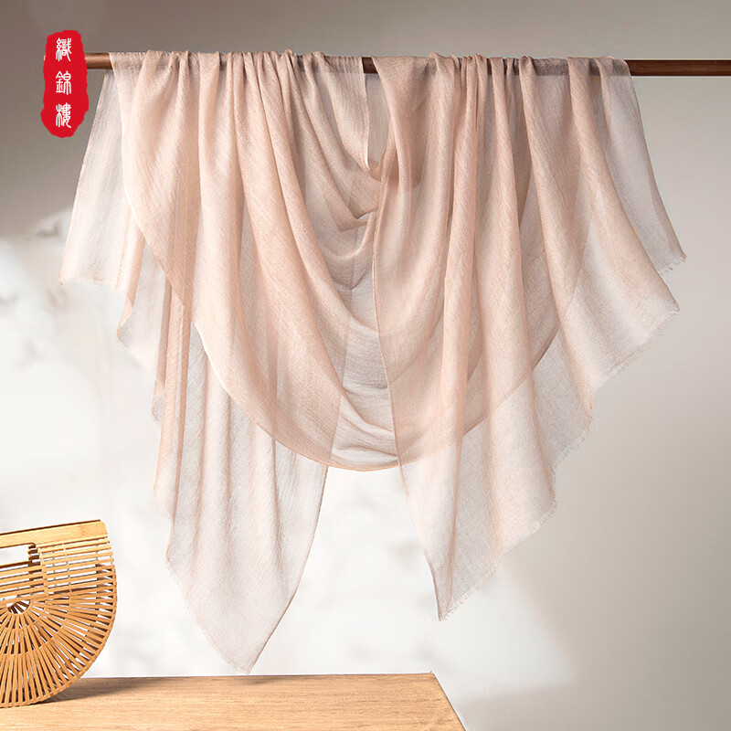 Zhi Jin Lou Thin Cashmere Scarf for Women, Skin-friendly and Comfortable, Fashionable Gift Shawl, Solid Color Simple and Versatile Neck Warmer in Gift Box