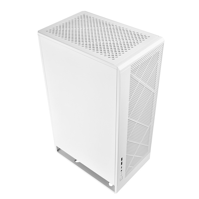 SilverStone ALTA G1M White MATX Case (Vertical Air Duct/Left Placement/Type-C/18cm Penetrator Fan)