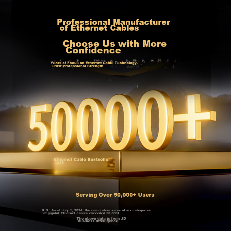 Value Count CAT6 Gigabit Ethernet Cable, 8-Core Twisted Pair, for Engineering, Home, Computer, Broadband, Surveillance, Network Patch Cord, Finished Network Cable, Blue 5 Meters ZL-6050BL