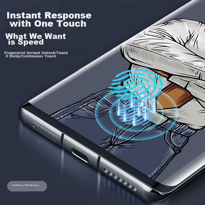 Mr. Blue Gorilla Tempered Glass Screen Protector for Huawei Mate 40 Pro/Pro+, Full Coverage, Fingerprint-Resistant, Quick-Unlock, 40E Pro, Full Adhesive Film, Porsche Design