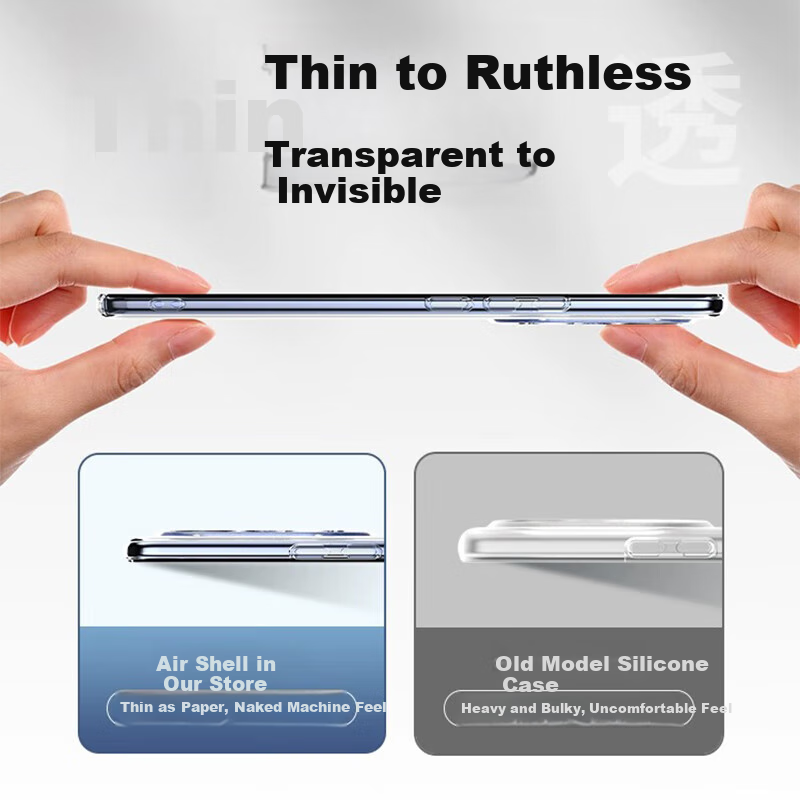 Cocorico 【Long-lasting and not easy to turn yellow】Suitable for Huawei nova 13 phone case Huawei nova 13 protective cover Full coverage lens Fully transparent ultra-thin anti-fall bare machine feel