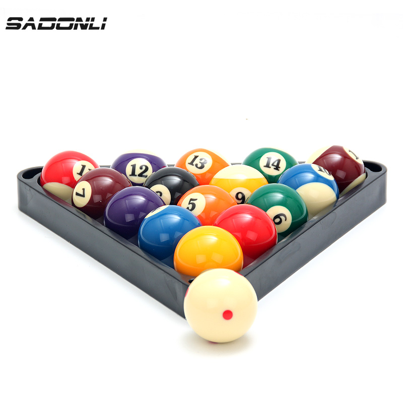 New Power Billiard Balls, High-Quality Pool Balls, American-Style Large Size, 16 Colors, Crystal Pool Balls, 57.2mm, Billiard Accessories, XD-9502