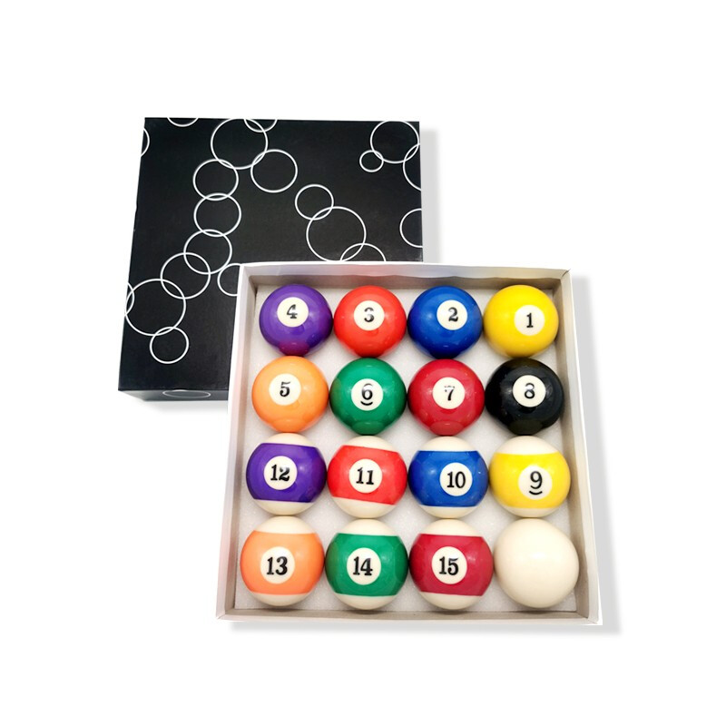 New Power Billiard Balls, American-Style Large Balls, 16-Color Crystal Pool Table Balls, Accessories, 57.2mm Billiard Supplies, XD-9501