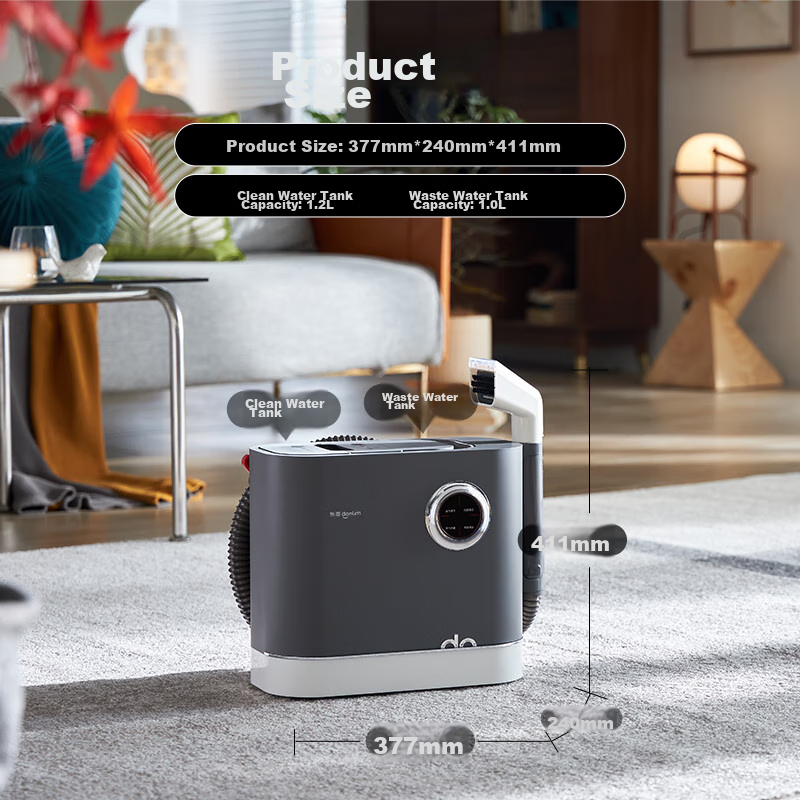 Donlim Fabric Cleaning Machine, Multi-Functional Steam Cleaner, All-In Steam Cleaning And Vacuuming Machine, Household Carpet Washer, Fabric Sofa Bedding Curtain Cleaning Tool, DL-6906