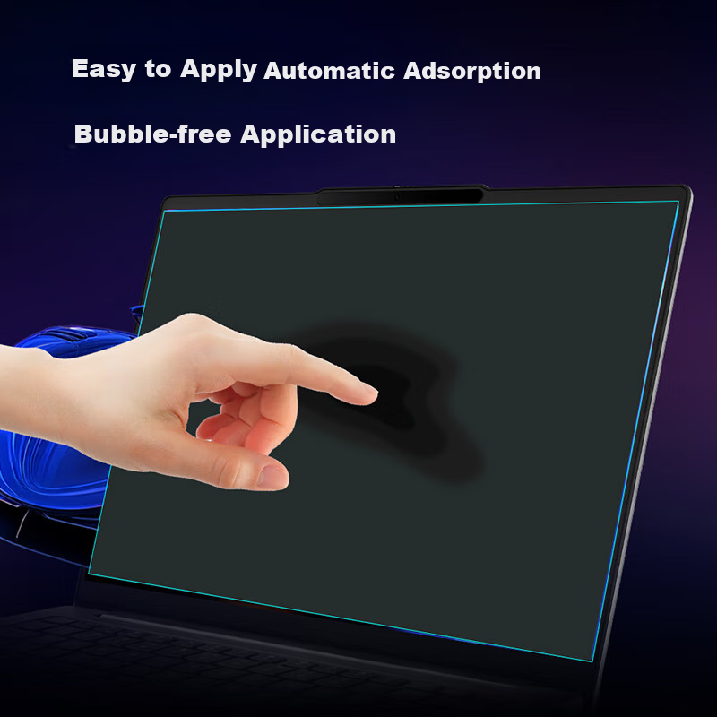 Jiasu Compatible with Lenovo Xiaoxin Pro 14 2025 Model Keyboard Cover + HD Screen Protector, 14-Inch Laptop High-Definition Clear Full-Screen Film Sticker Set, Easy to Apply