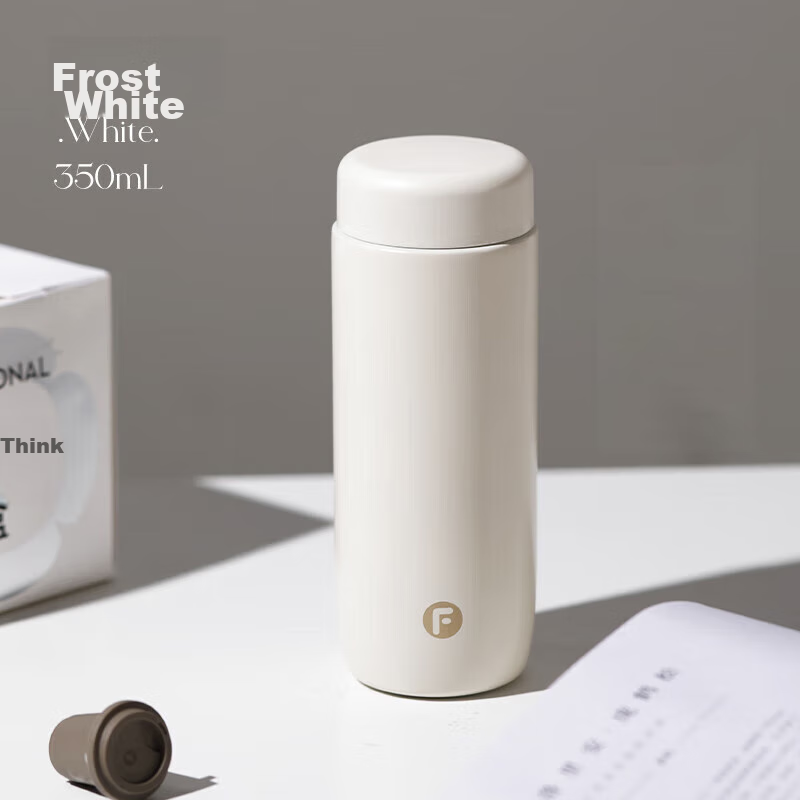 Fuguang Qingxin Insulated Mug for Men And Women, Stylish Water Bottle, Ultra-Light Portable, 316 Stainless Steel Cup, 350ml