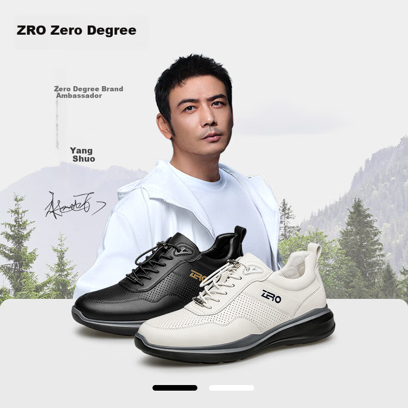 Zero Men's Shoes 25 Spring/Summer New Lightweight Technology Breathable Men's Casual Sports Slip-on Shoes Black Size 43